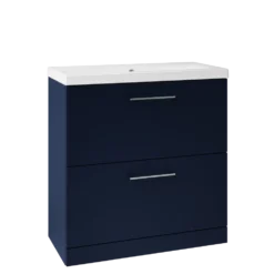 Erin 800mm Floorstanding 2 Drawer Vanity Unit & Basin