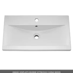 Erin 800mm Floorstanding 2 Drawer Vanity Unit & Basin