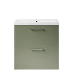 Erin 800mm Floorstanding 2 Drawer Vanity Unit & Basin