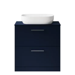 Erin 800mm Floorstanding 2 Drawer Vanity Unit & Countertop