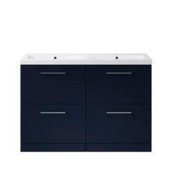 Erin 1200mm Floorstanding 4 Drawer Vanity Unit & Double Basin
