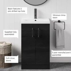 Erin 500mm Floorstanding Vanity Unit & Basin