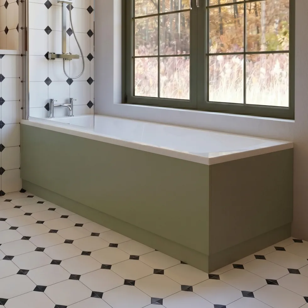 Erin 700mm L-Shaped Square End Bath Panel