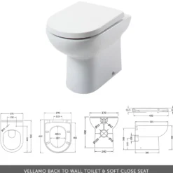 Erin 1100mm Soft Black Combination Bathroom 2 Door Sink & Toilet Unit