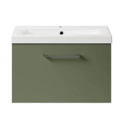 Erin 600mm Wall Mounted 1 Drawer Vanity Unit & Basin