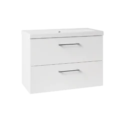 Erin 800mm Wall Mounted 2 Drawer Vanity Unit & Basin