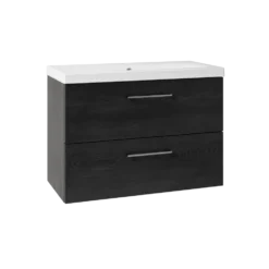 Erin 800mm Wall Mounted 2 Drawer Vanity Unit & Basin