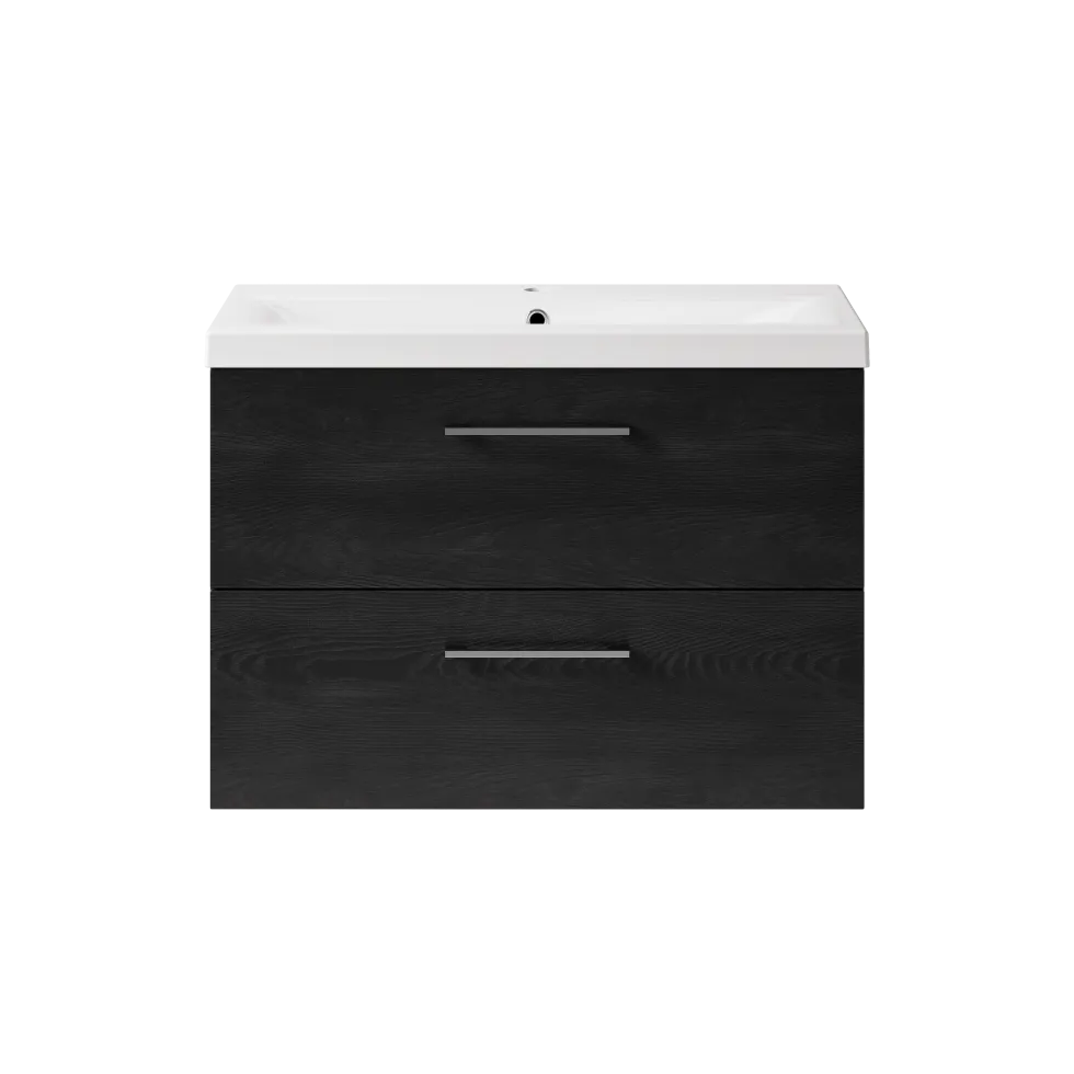Erin 800mm Wall Mounted 2 Drawer Vanity Unit & Basin