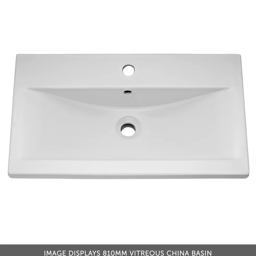 Erin 800mm Wall Mounted 2 Drawer Vanity Unit & Basin