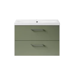 Erin 800mm Wall Mounted 2 Drawer Vanity Unit & Basin