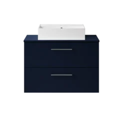 Erin 800mm Wall Mounted 2 Drawer Vanity Unit & Countertop