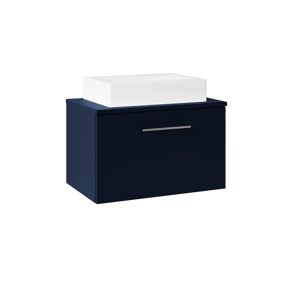 Erin 600mm Wall Mounted 1 Drawer Vanity Unit & Countertop