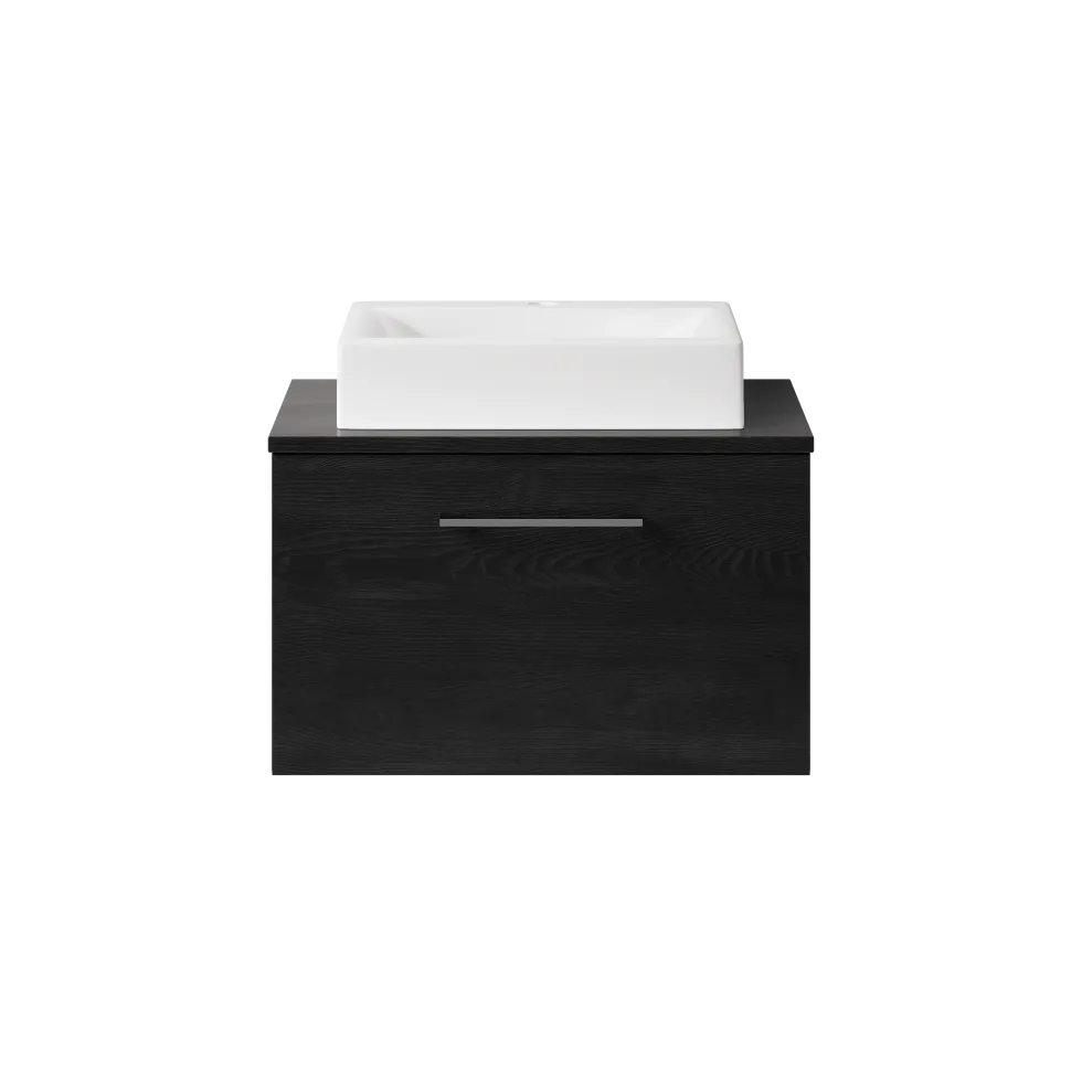 Erin 600mm Wall Mounted 1 Drawer Vanity Unit & Countertop