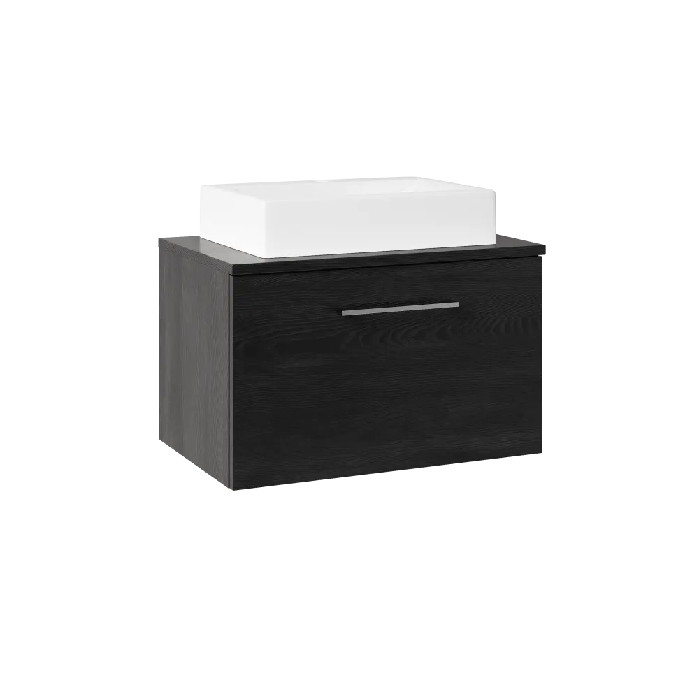Erin 600mm Wall Mounted 1 Drawer Vanity Unit & Countertop