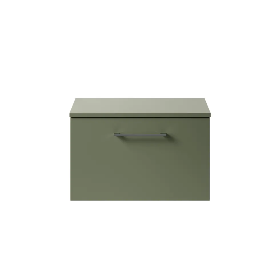 Erin 600mm Wall Mounted 1 Drawer Vanity Unit & Countertop