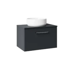 Erin 600mm Wall Mounted 1 Drawer Vanity Unit & Countertop