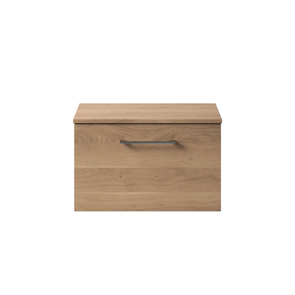 Erin 600mm Wall Mounted 1 Drawer Vanity Unit & Countertop