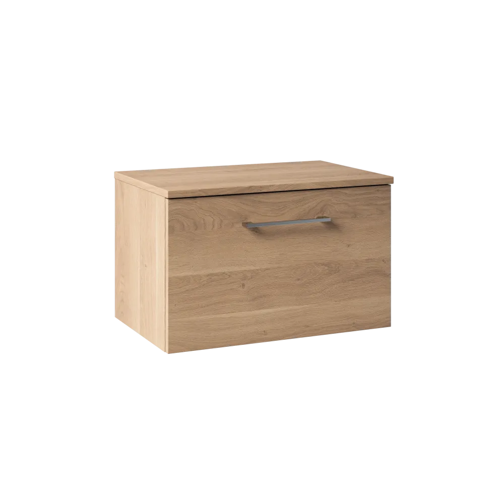 Erin 600mm Wall Mounted 1 Drawer Vanity Unit & Countertop