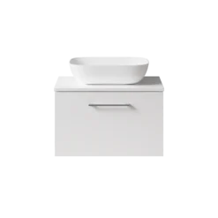 Erin 600mm Wall Mounted 1 Drawer Vanity Unit & Countertop