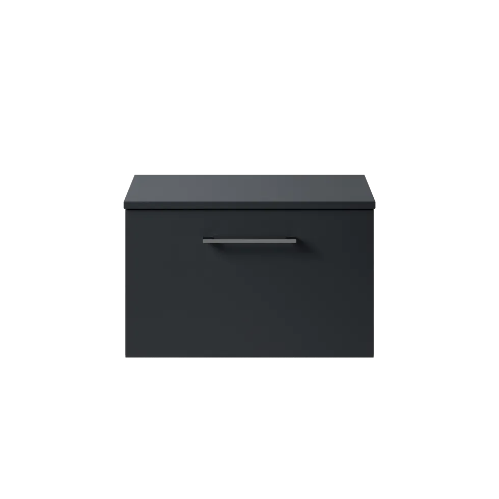 Erin 600mm Wall Mounted 1 Drawer Vanity Unit & Countertop