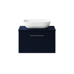 Erin 600mm Wall Mounted 1 Drawer Vanity Unit & Countertop