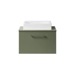 Erin 600mm Wall Mounted 1 Drawer Vanity Unit & Countertop
