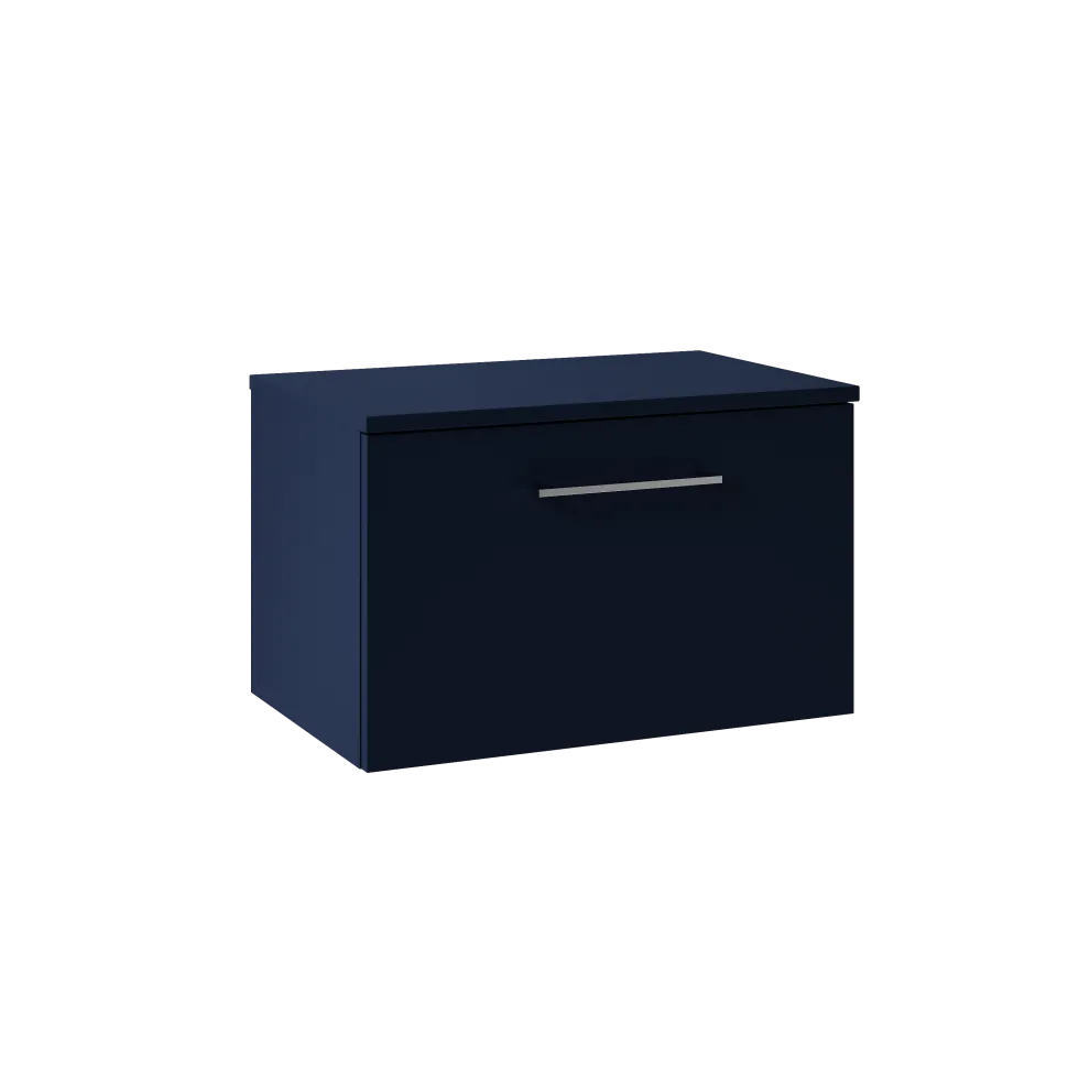 Erin 600mm Wall Mounted 1 Drawer Vanity Unit & Countertop