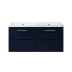 Erin 1200mm Wall Mounted 4 Drawer Vanity Unit & Double Basin