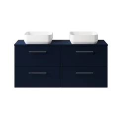 Erin 1200mm Wall Mounted 4 Drawer Vanity Unit & Double Countertop