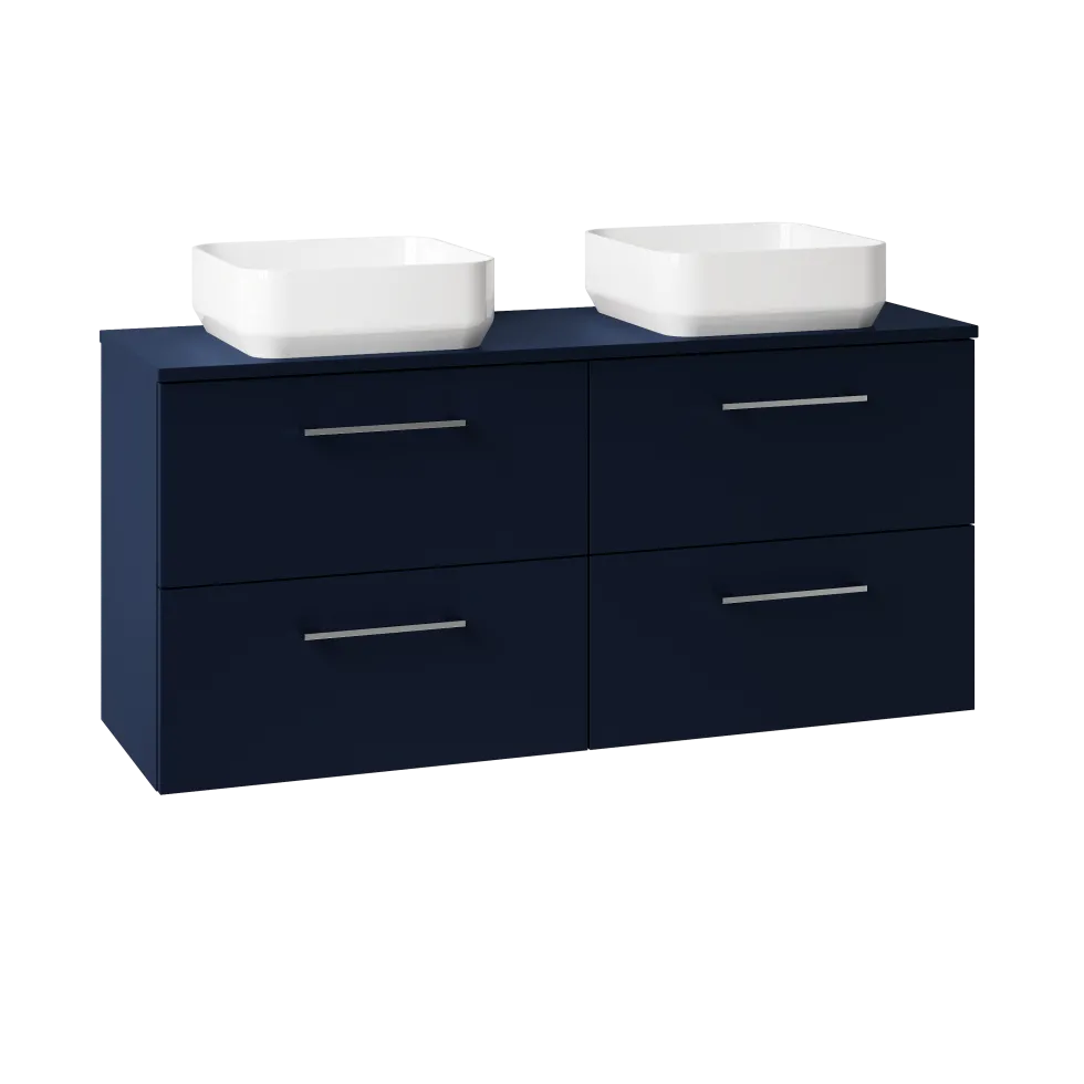 Erin 1200mm Wall Mounted 4 Drawer Vanity Unit & Double Countertop