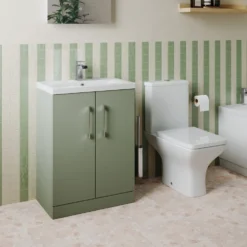Erin Rimless Toilet & Vanity Unit Bathroom Set