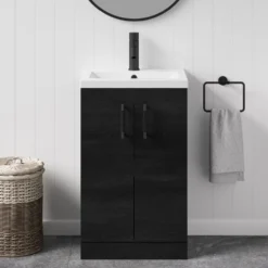Erin Rimless Toilet & Vanity Unit Bathroom Suite Set