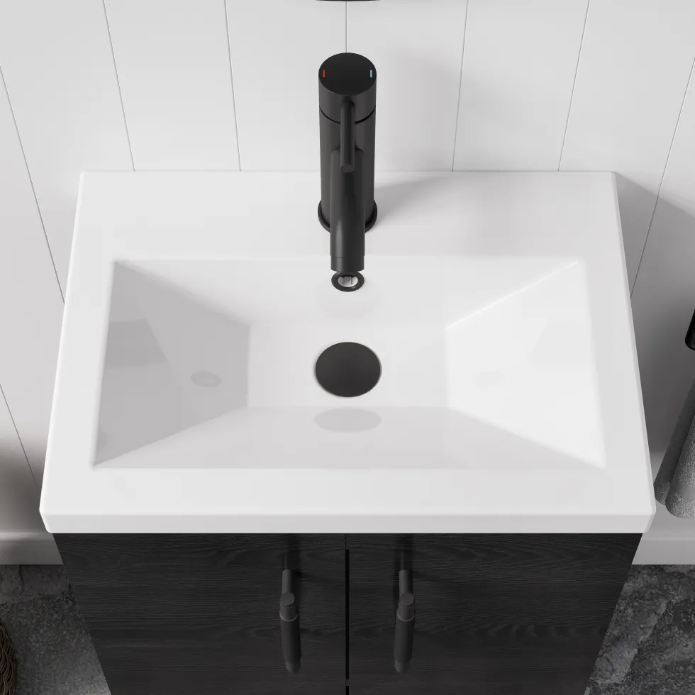 Erin Rimless Toilet & Vanity Unit Bathroom Suite Set