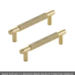 Erin Rimless Toilet & Vanity Unit Bathroom Suite Set with Brushed Brass Handles