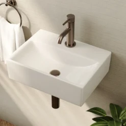 Erin Wall Hung Cloakroom Basin - 370 x 275mm