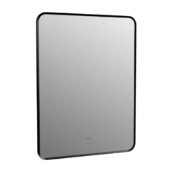 Finn LED Illuminated Framed Mirror with Demister Pad & Colour Change Lights - 600 x 800mm