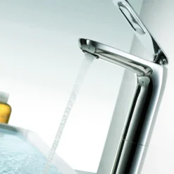 Flova Allore Tall Basin Mixer with Clicker Waste