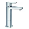 Flova Dekka Mid Height Mono Basin Mixer with Clicker Waste