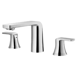 Flova Fusion 3 Hole Basin Mixer with Clicker Waste