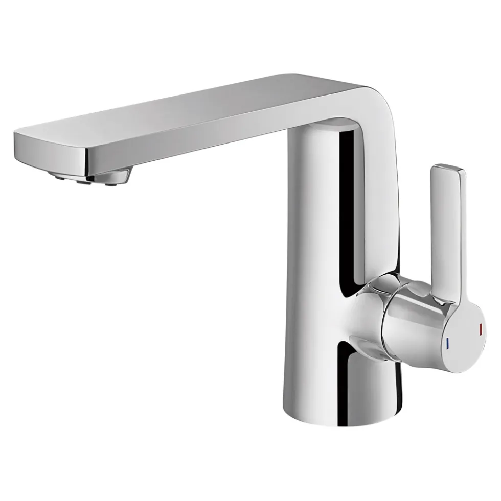 Flova Fusion Mono Basin Mixer with Clicker Waste