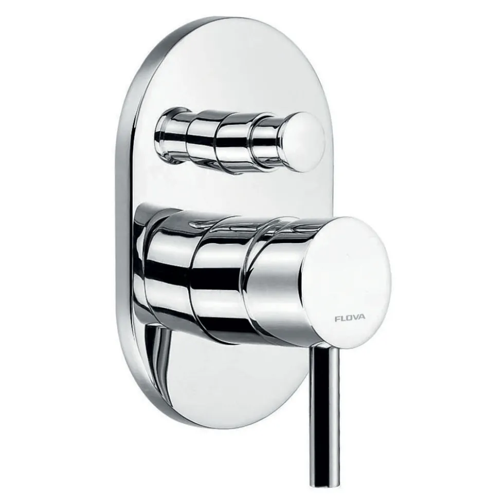 Flova Levo Concealed Manual Shower Valve with 2-Way Diverter
