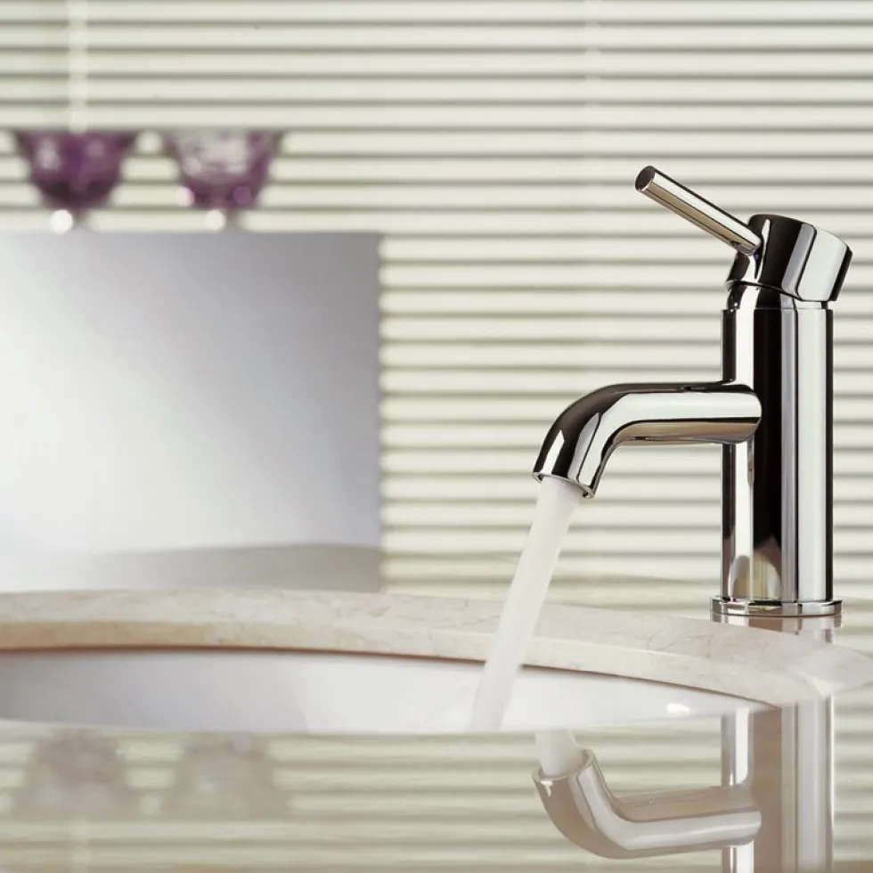 Flova Levo Mono Basin Mixer with Clicker Waste