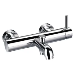 Flova Levo Wall Mounted Single Lever Bath Shower Mixer with Handset Kit
