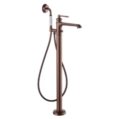 Flova Liberty Floor Standing Bath Shower Mixer with Handset Kit - Oil Rubbed Bronze