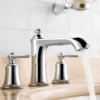 Flova Liberty 3 Hole Basin Mixer with Clicker Waste - Chrome
