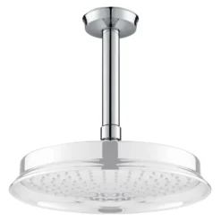 Flova Liberty 120mm Ceiling Mounted Shower Arm - Chrome