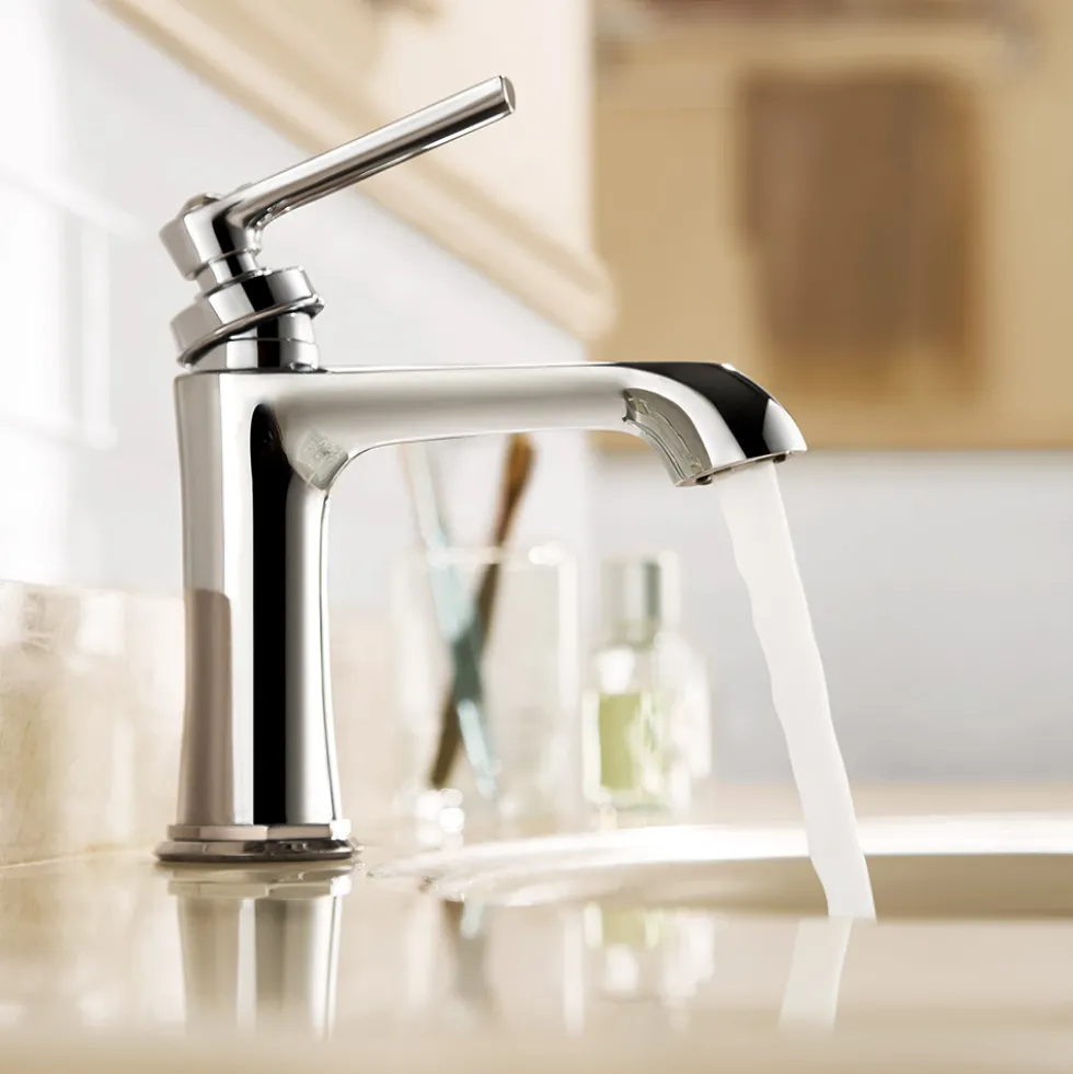 Flova Liberty Mono Basin Mixer with Clicker Waste - Chrome