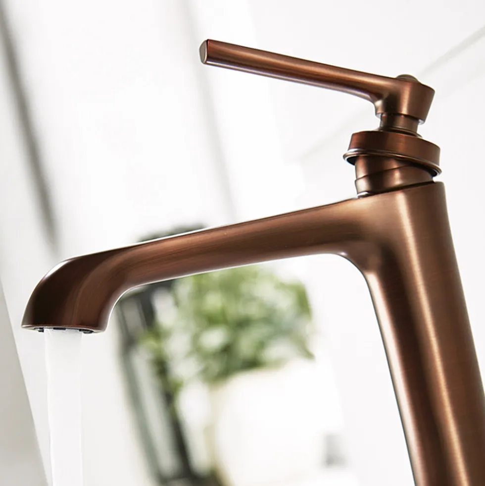 Flova Liberty Mono Basin Mixer with Clicker Waste - Oil Rubbed Bronze