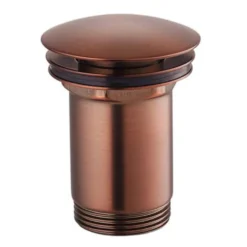 Flova Liberty Wall Mounted Basin Mixer with Clicker Waste - Oil Rubbed Bronze