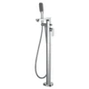 Flova Smart Floor Standing Bath Shower Mixer with Handset Kit